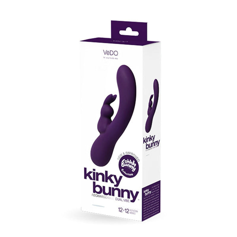 Kinky Bunny Rechargeable Rabbit - Purple