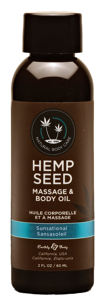 Hemp Seed Massage and Body Oil Sunsational