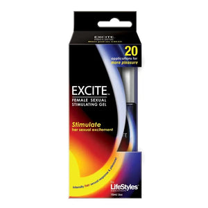 Lifestyles Excite Female Sexual Stimulating Gel - 15 ml / 0.5 Oz. - MyPleasure