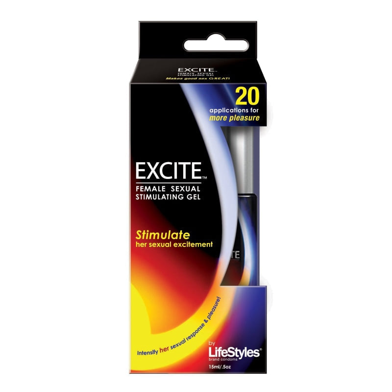 Lifestyles Excite Female Sexual Stimulating Gel -  15 ml / 0.5 Oz.