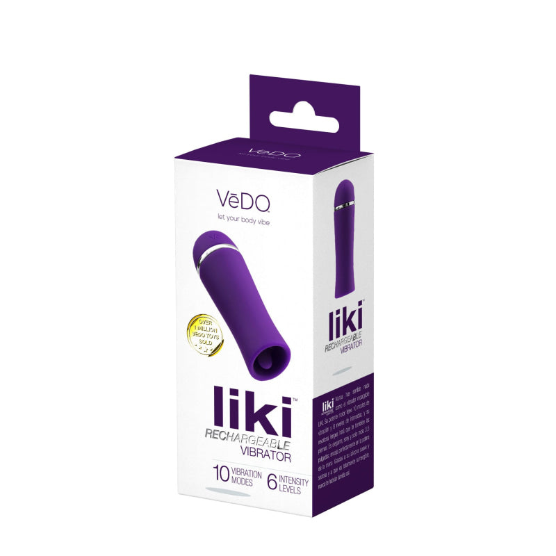 Liki Rechargeable Flicker Vibe - Deep Purple