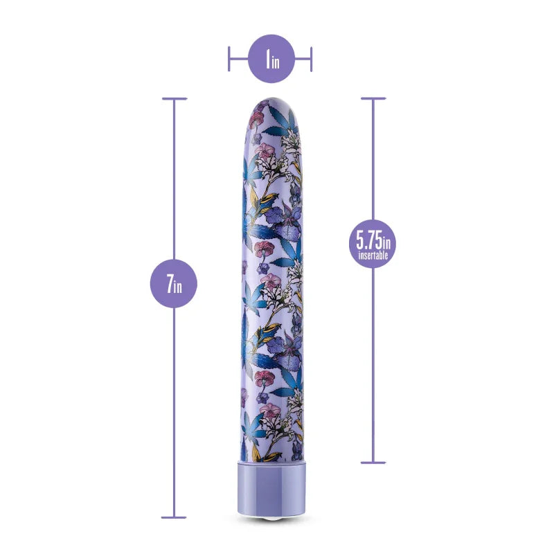 Limited Addiction - Floradelic - 7 Inch Rechargeable Vibe - Purple