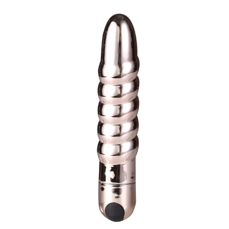 Lola 10 Function Vibrating Twisty Bullet - Rose Gold