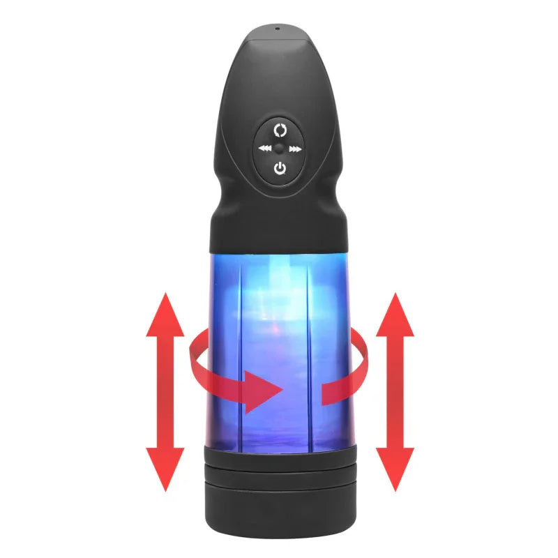 Love Botz Stroke Multifunction Rechargeable Stroker - MyPleasure