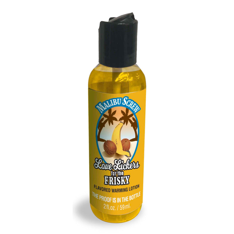 Love Lickers Massage Oil - Malibu Screw - 1.76 Fl. Oz.