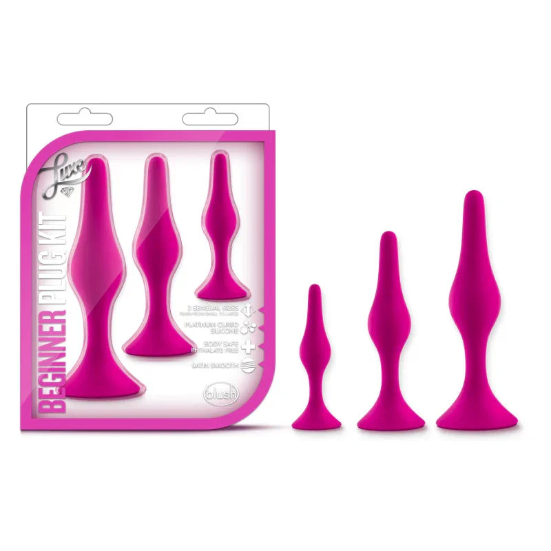 Luxe - Beginner Plug Kit - Pink - MyPleasure