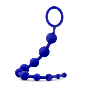 Luxe Silicone 10 Beads - Indigo - MyPleasure