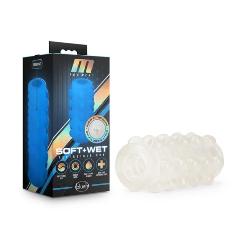 M for Men - Soft and Wet - Reversible Orb - Frosted - MyPleasure