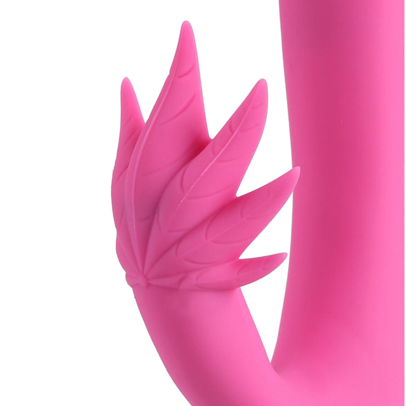 Maui 420 Series - Dual Motor G-Spot Pot Leaf - Rechargeable Vibrator - Pink