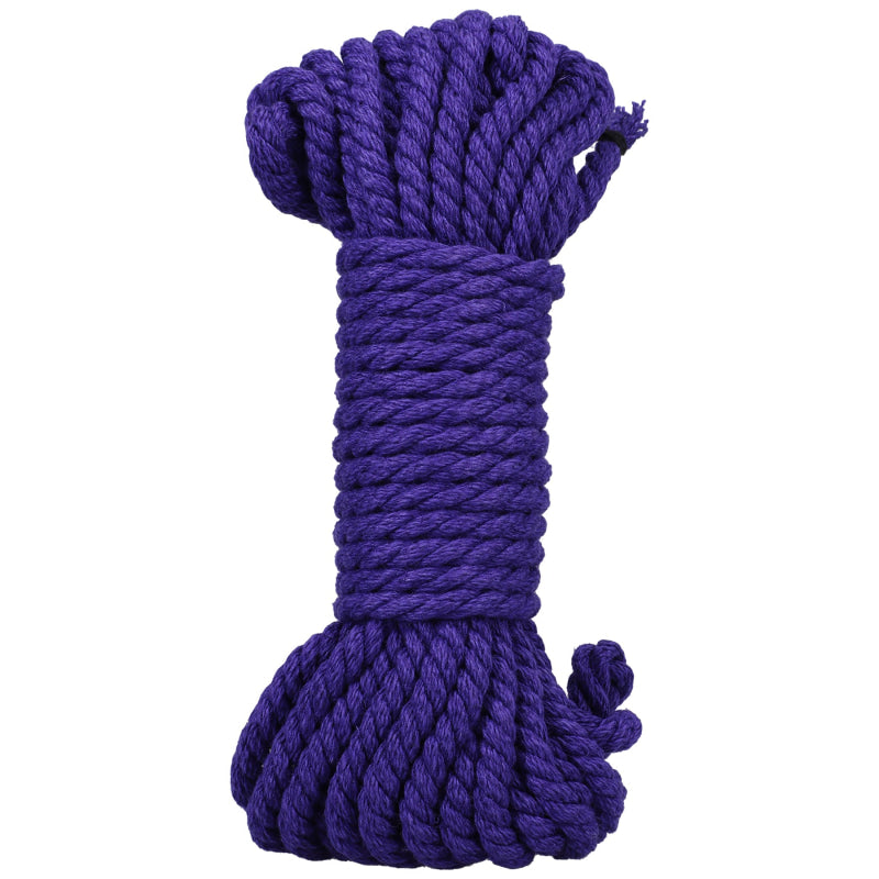 Merci - Bind and Tie - 6mm Hemp Bondage Rope - 30  Feet - Violet