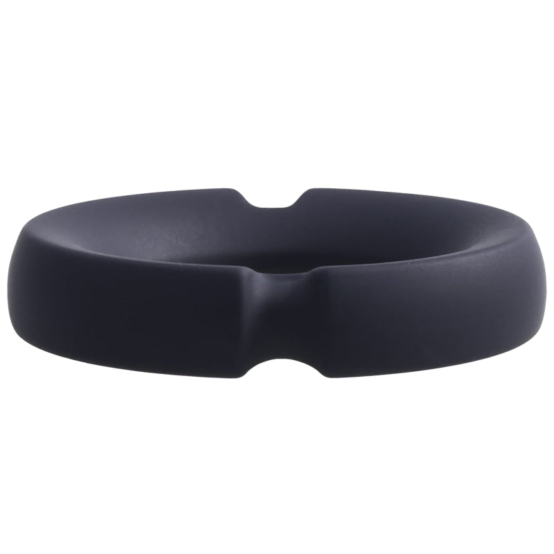 Merci - the Paradox - Silicone Covered Metal Cock  Ring - 45mm - Black