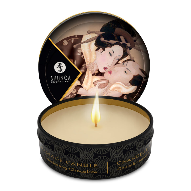 Mini Massage Candle - Excitation - Intoxicating  Chocolate - 1 Fl. Oz.