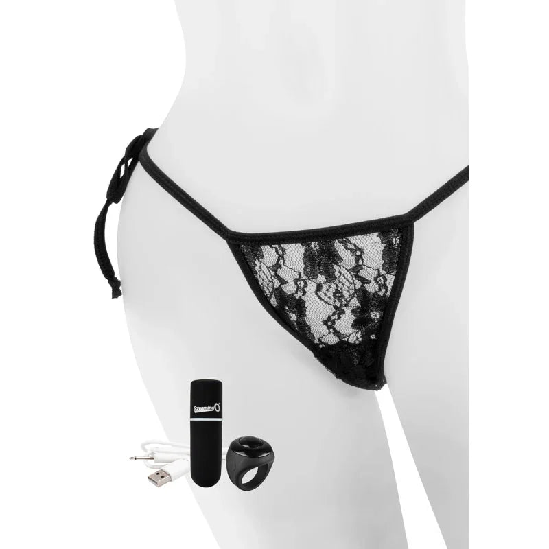 My Secret Charged Remote Control Panty Vibe - Black