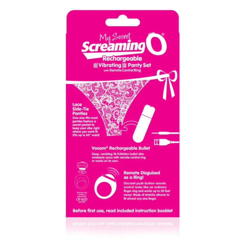 My Secret Charged Remote Control Panty Vibe - Pink