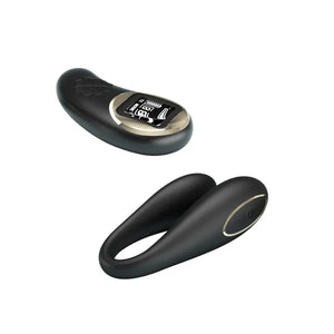 Nathan Double Pleasure Remote Control Vibrator - Black