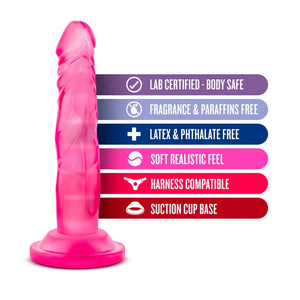 Naturally Yours - 5 Inch Mini Cock - Pink
