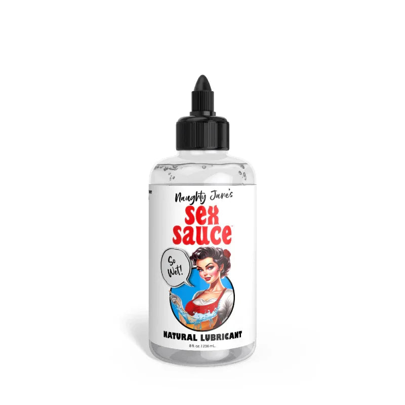 Naughty Jane's Sex Sauce Natural Lubricant 8oz - MyPleasure