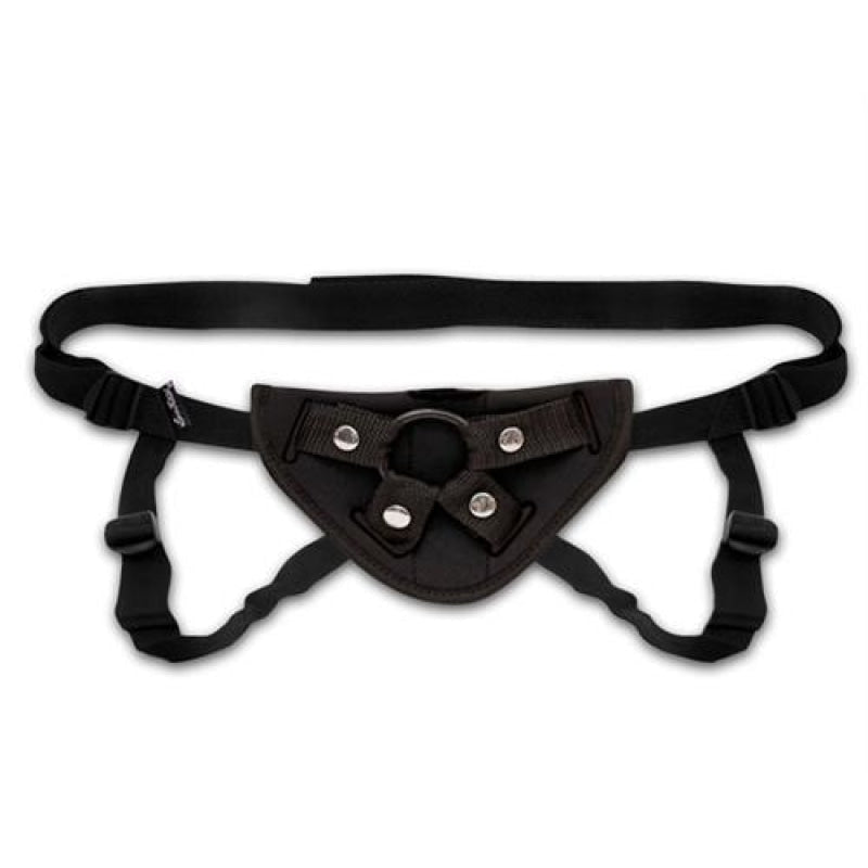 Neoprene Strap-on Harness - Black