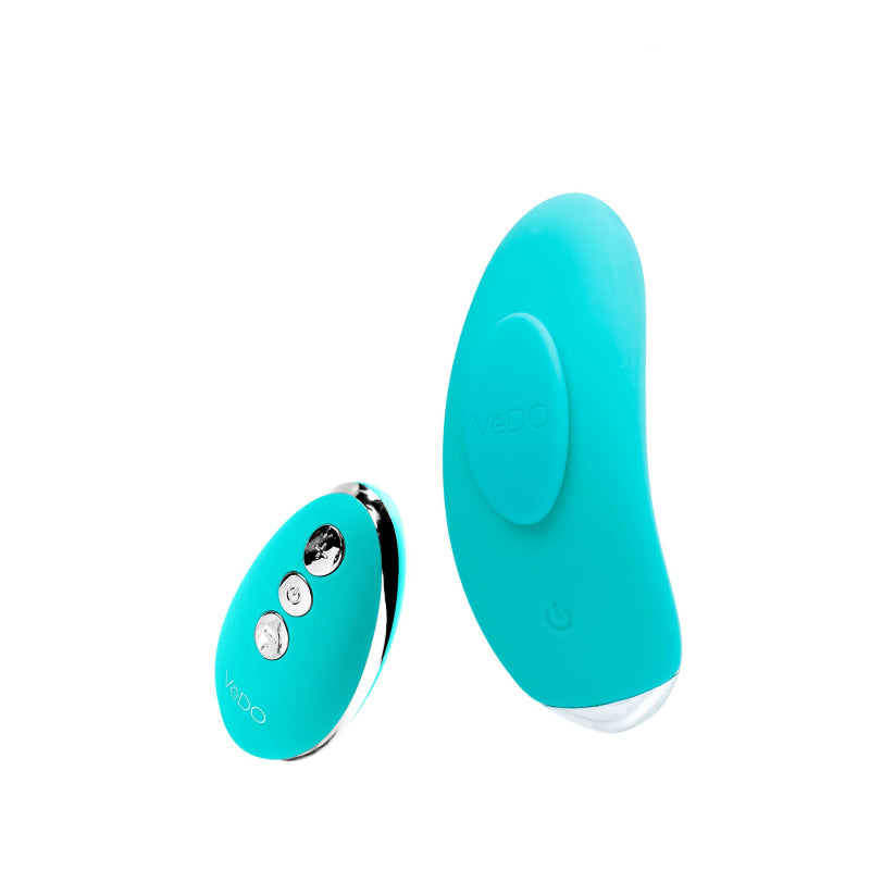 Niki Rechargeable Flexible Magnetic Panty Vibe -  Turquoise