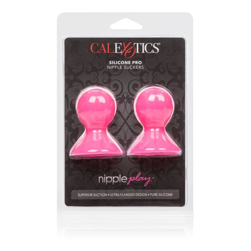 Nipple Play Silicone Pro Nipple Suckers - Pink - MyPleasure