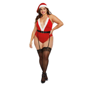 North Pole Hottie - Queen Size - Lipstick Red