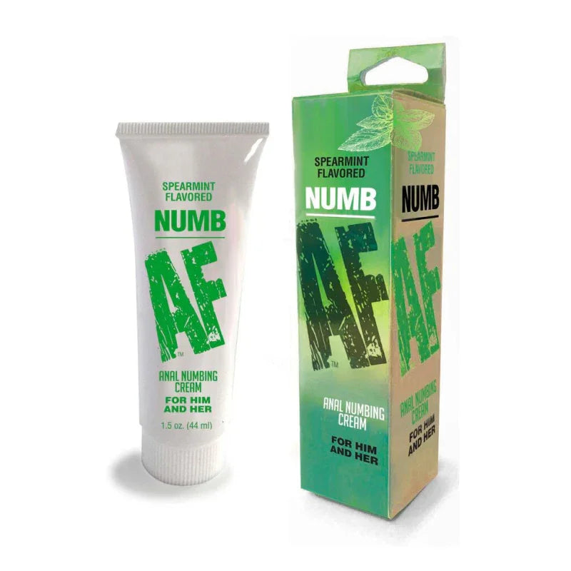 Numb Af- Spearmint Flavored Anal Numb Cream - 1.5 Oz (44 ml) - MyPleasure