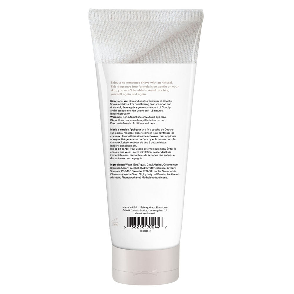 Coochy  Shave Cream Au Natural 12.5 Fl. Oz.