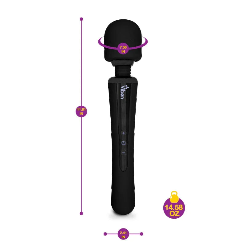 Obsession - Black - Intense Wand Massager
