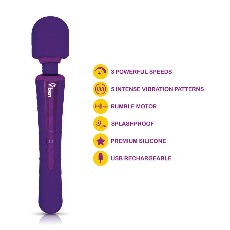 Obsession - Violet - Intense Wand Massager