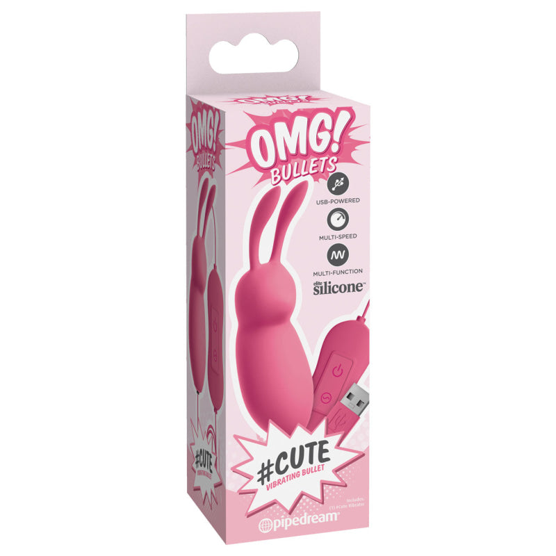 Omg! Bullets Cute Vibrating Bullet - Pink