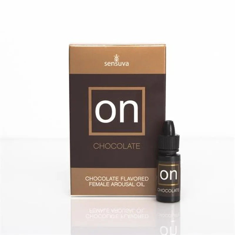 On Chocolate Flavored Female Arousal Oil - .17 Oz. - Large Box - MyPleasure