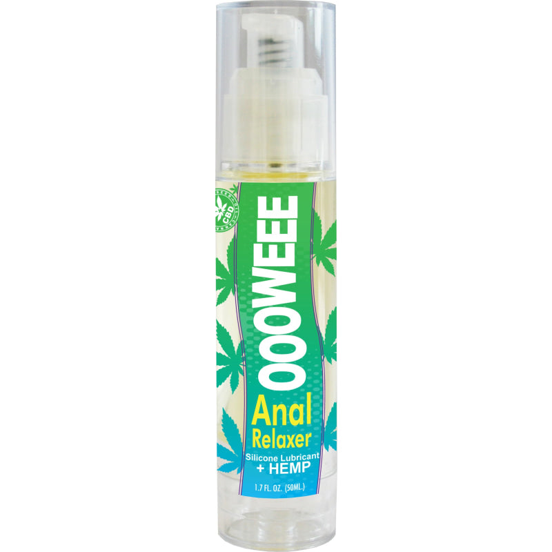 Oooweee Anal Relaxer Silicone Lubricant Plus Hemp - 1.7 Fl. Oz. / 50 ml