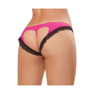 Panty - Medium - Hot Pink/ Black