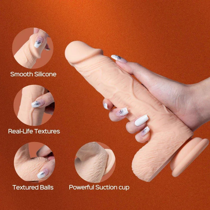 Paxton-App Controlled 7.5"" Realistic Thrusting Penetrator Dildo