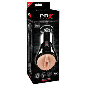 Pdx Elite Cock Compressor Vibrating Stroker - MyPleasure
