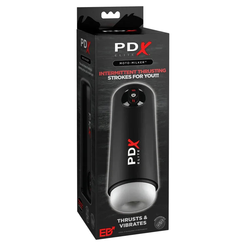 Pdx Elite Moto Milker - Black