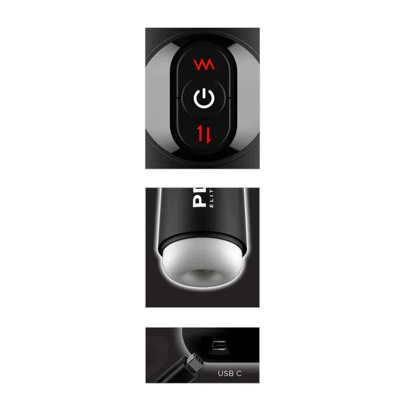Pdx Elite Moto Milker - Black