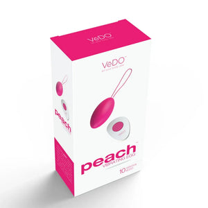 Peach Vibrating Egg - Foxy Pink - MyPleasure