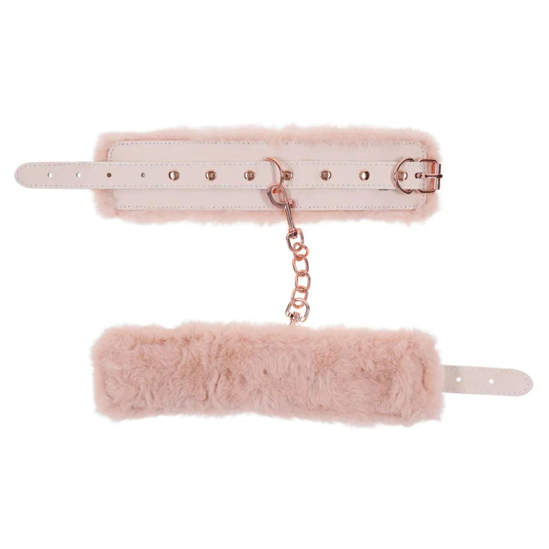 Peaches N Creame Fur Handcuffs - Pink