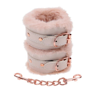 Peaches N Creame Fur Handcuffs - Pink