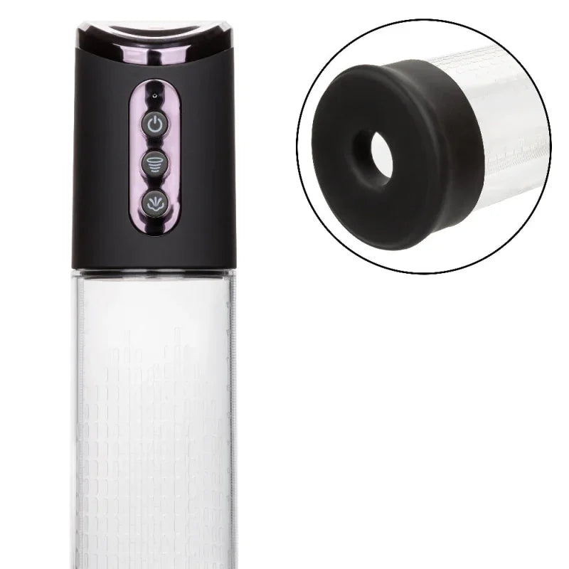 Peak Rechargeable Pump - Black/clear - MyPleasure