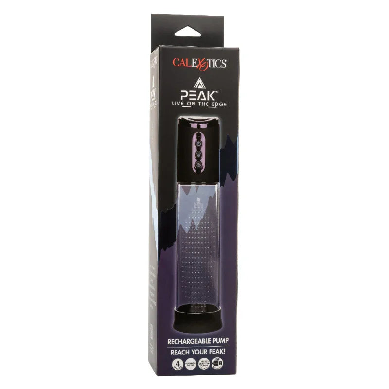 Peak Rechargeable Pump - Black/clear - MyPleasure
