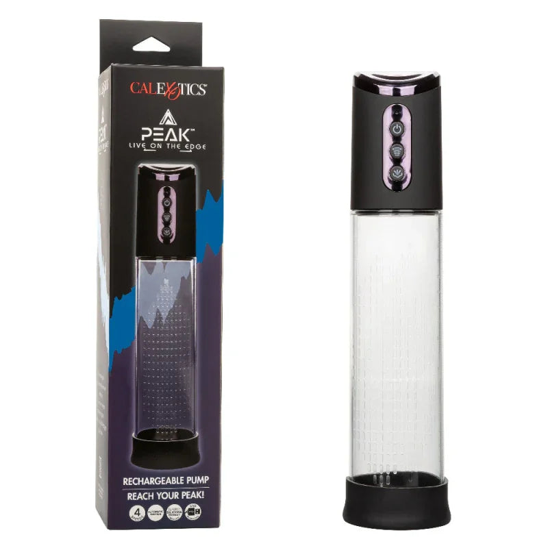 Peak Rechargeable Pump - Black/clear - MyPleasure