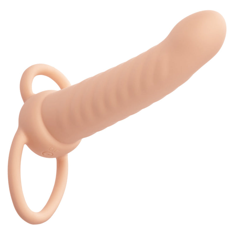 Performance Maxx Rechargeable Ribbed Dual Penetrator - Ivory