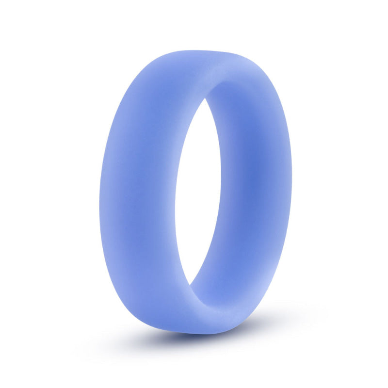 Performance - Silicone Glo Cock Ring - Blue Glow