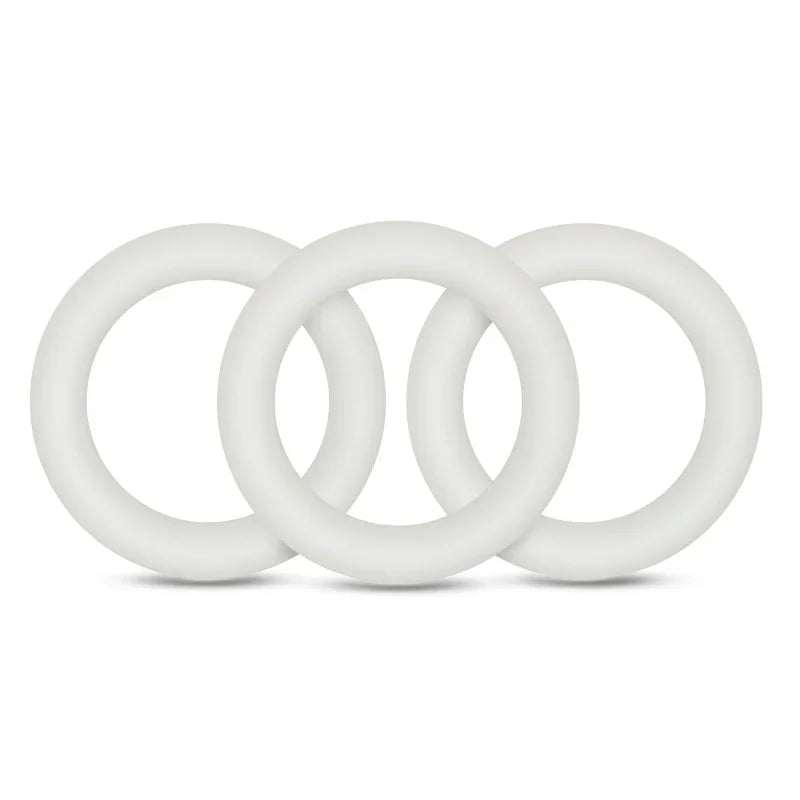 Performance - Vs2 Pure Premium Silicone Cockrings - Small - White