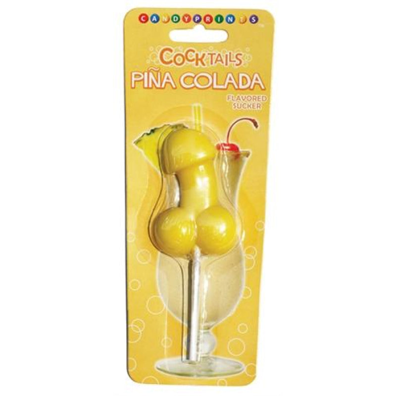 Pina Colada Cocktail Sucker