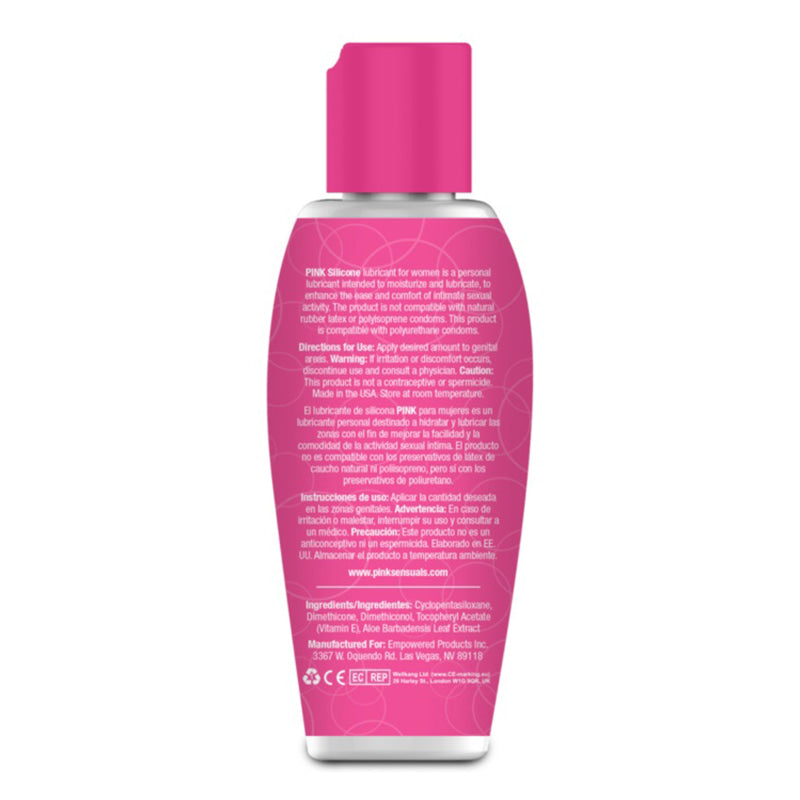 Pink - Silicone Lubricant - 2.8 Oz / 80 ml