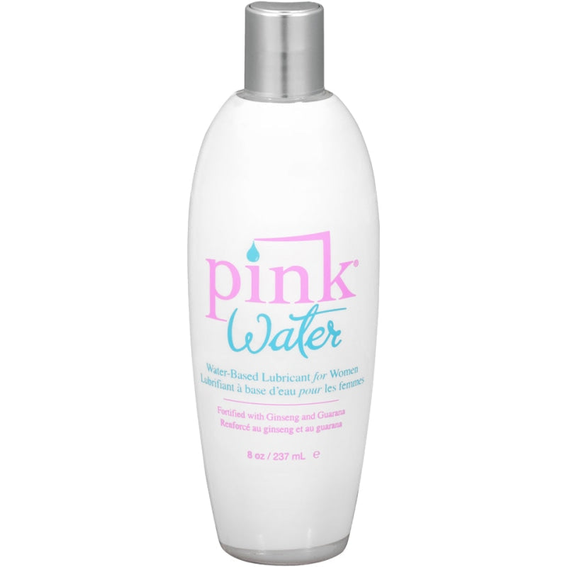 Pink Water Based Lubricant for Women 8 Oz Flip Top Bottle