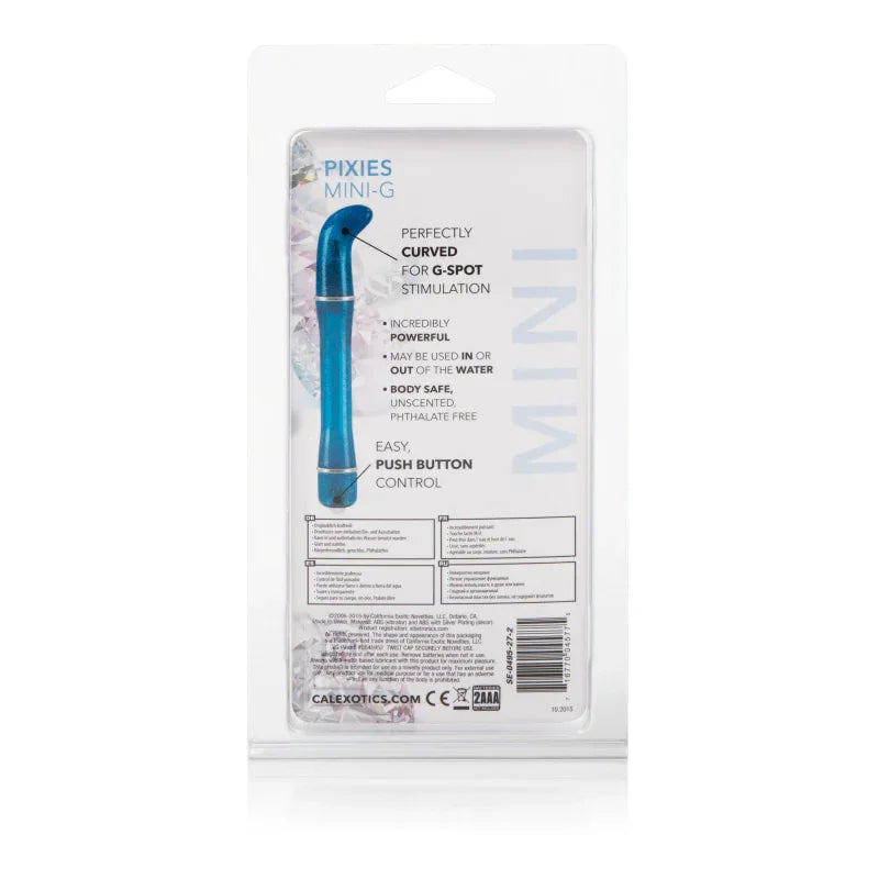 Pixies Mini G Waterproof Vibe - Blue - MyPleasure